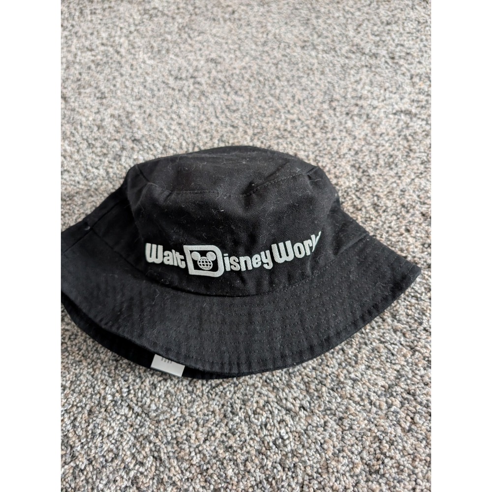 Walt‎ Disney World Bucket Hat Black Spirit Jersey One Size Fits Most